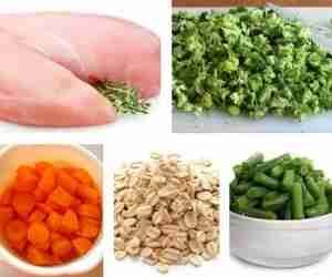 chicken and Vegetable Mix - Homemade Dog Food Recipes